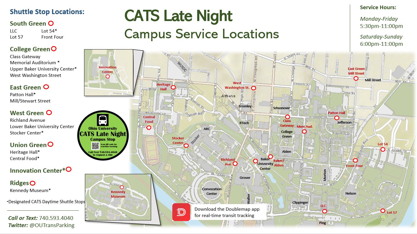 CATS Late Night Map