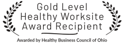 Email Signature stating "Gold Level Healthy Worksite Award Recipient"