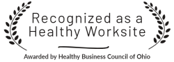 Email Signature stating Recognized as a Healthy Worksite