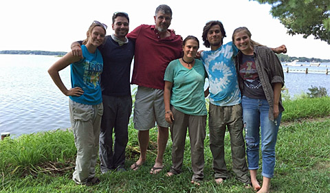 Summer Turtle Field Research in Maryland students 