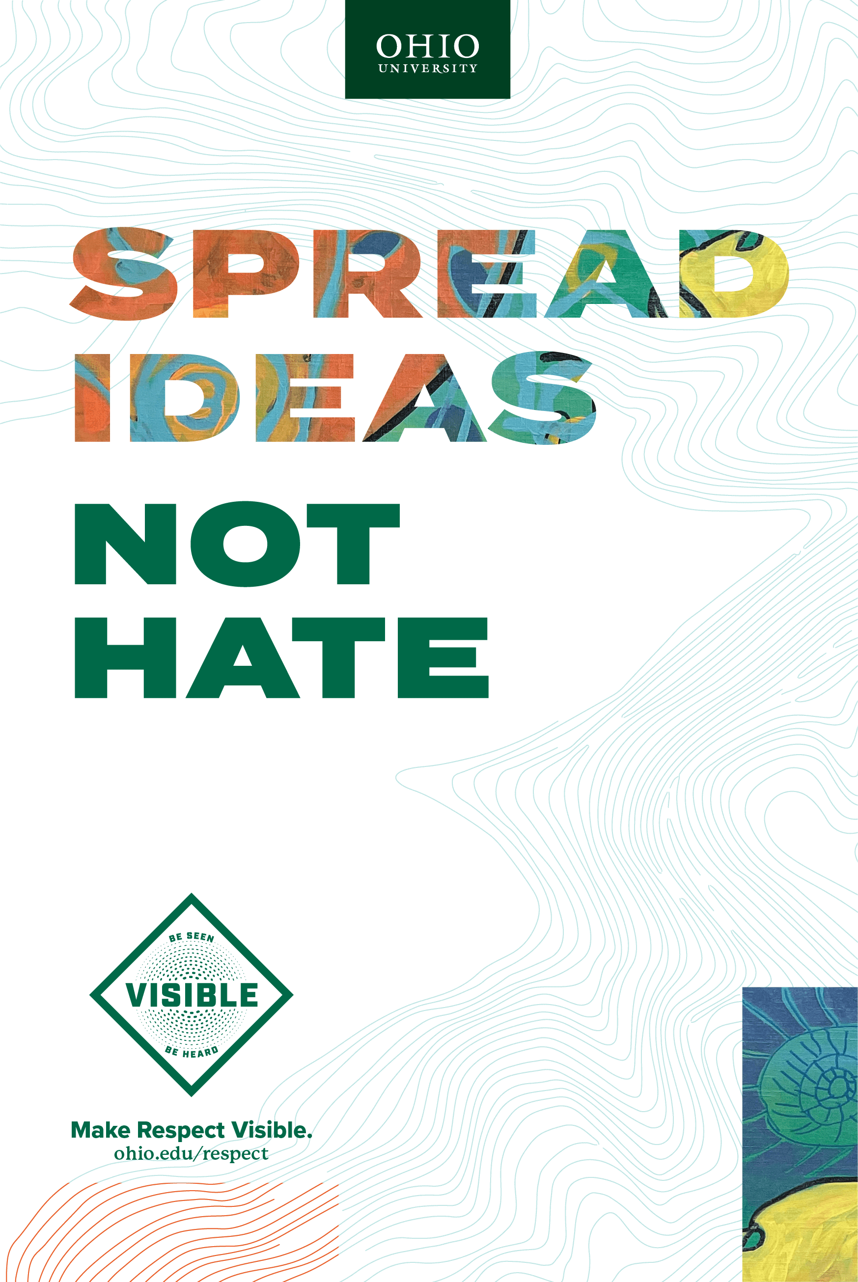 Image of the Spread Ideas Make Respect Visible poster