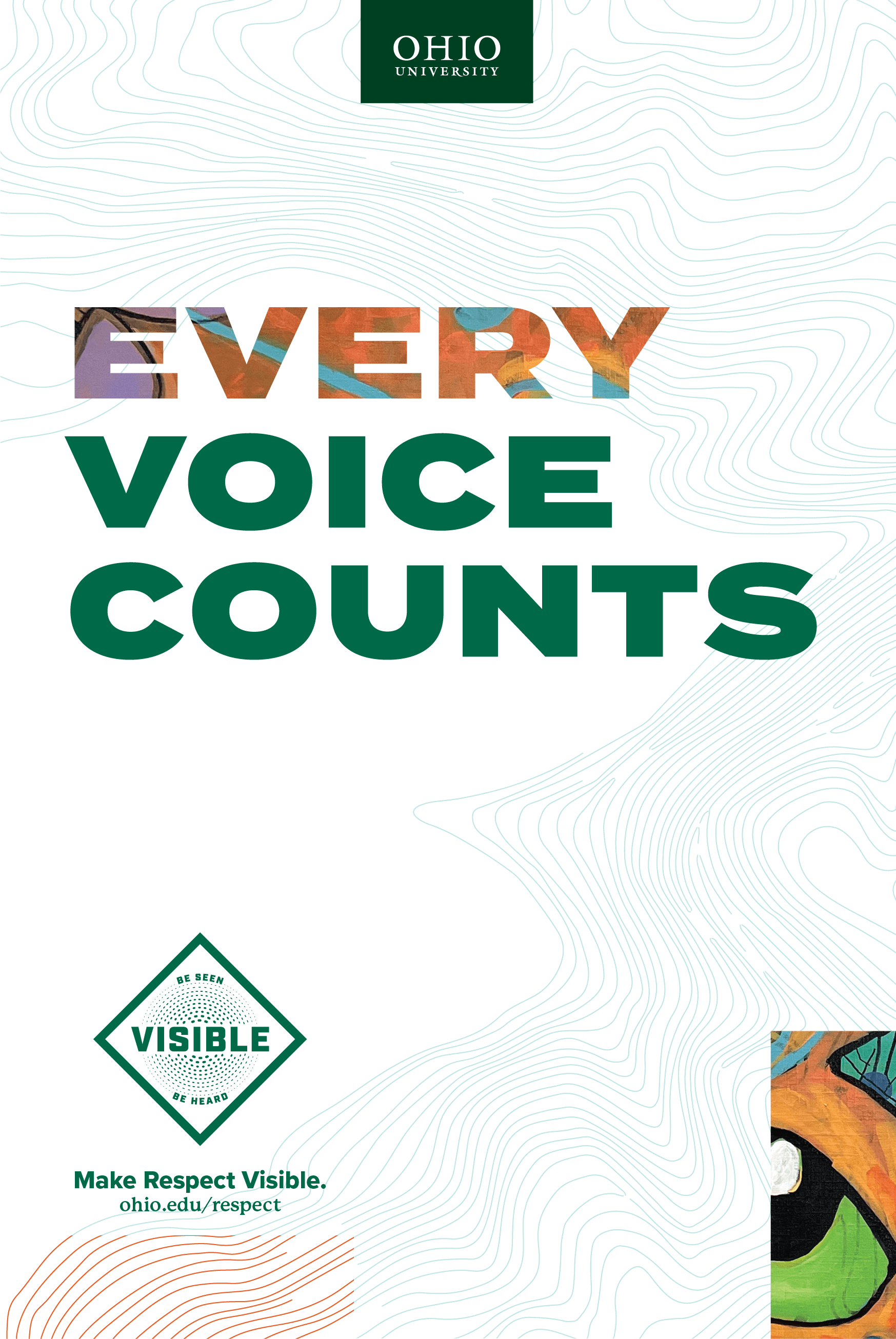 Image of the Every Voice Make Respect Visible poster