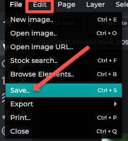 How to Save a Photo as a PNG with Pixlr 