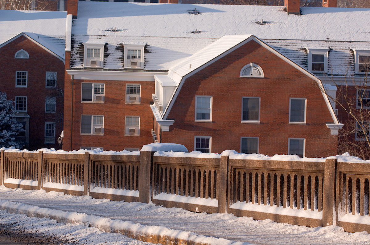 Photo of Sargent Hall, located on West Green