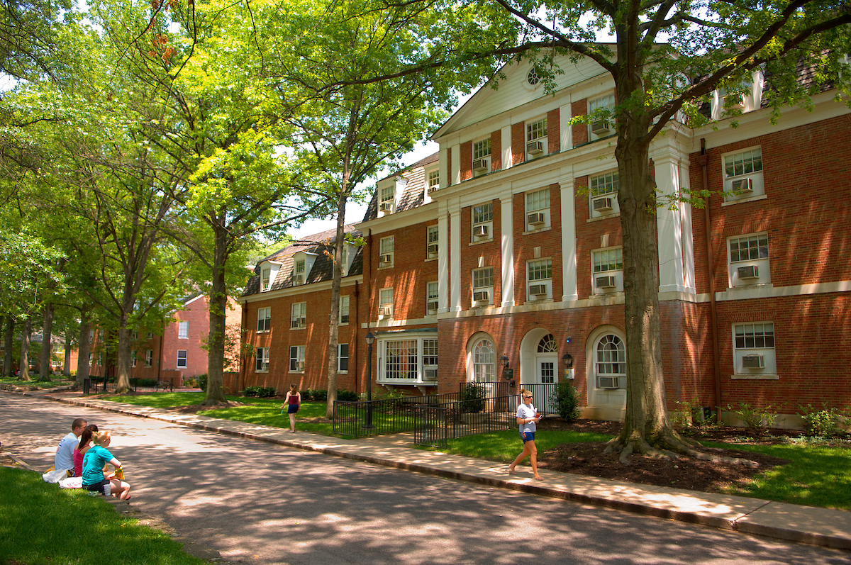 Photo of Gamertsfelder Hall, located on East Green