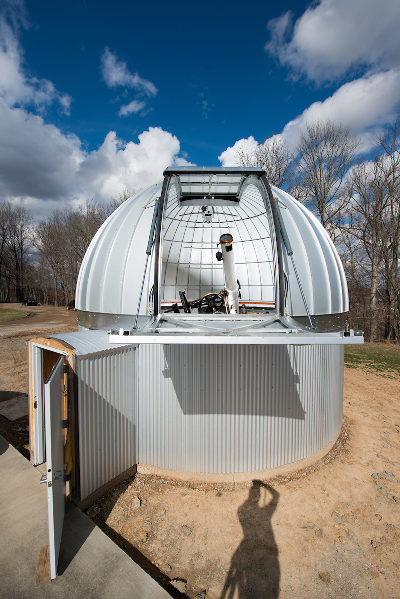 Photograph, by Ben Siegel, of the Ohio University Observatory