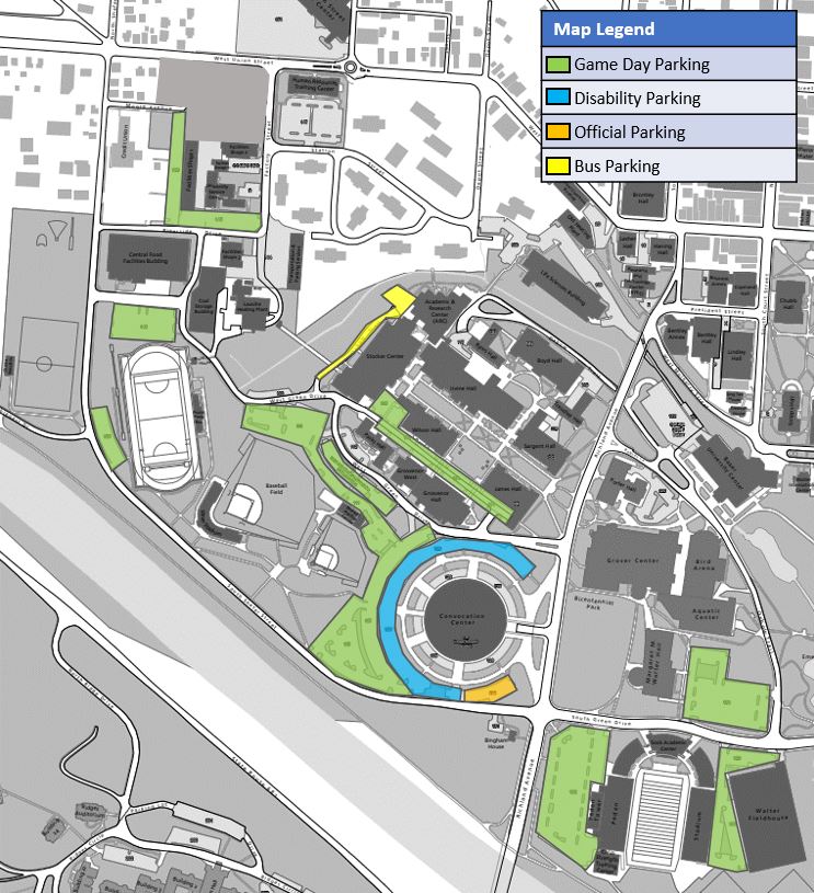 OHSAA Parking Map