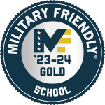 Military Friendly Top 10 School 2022-2023 Gold badge