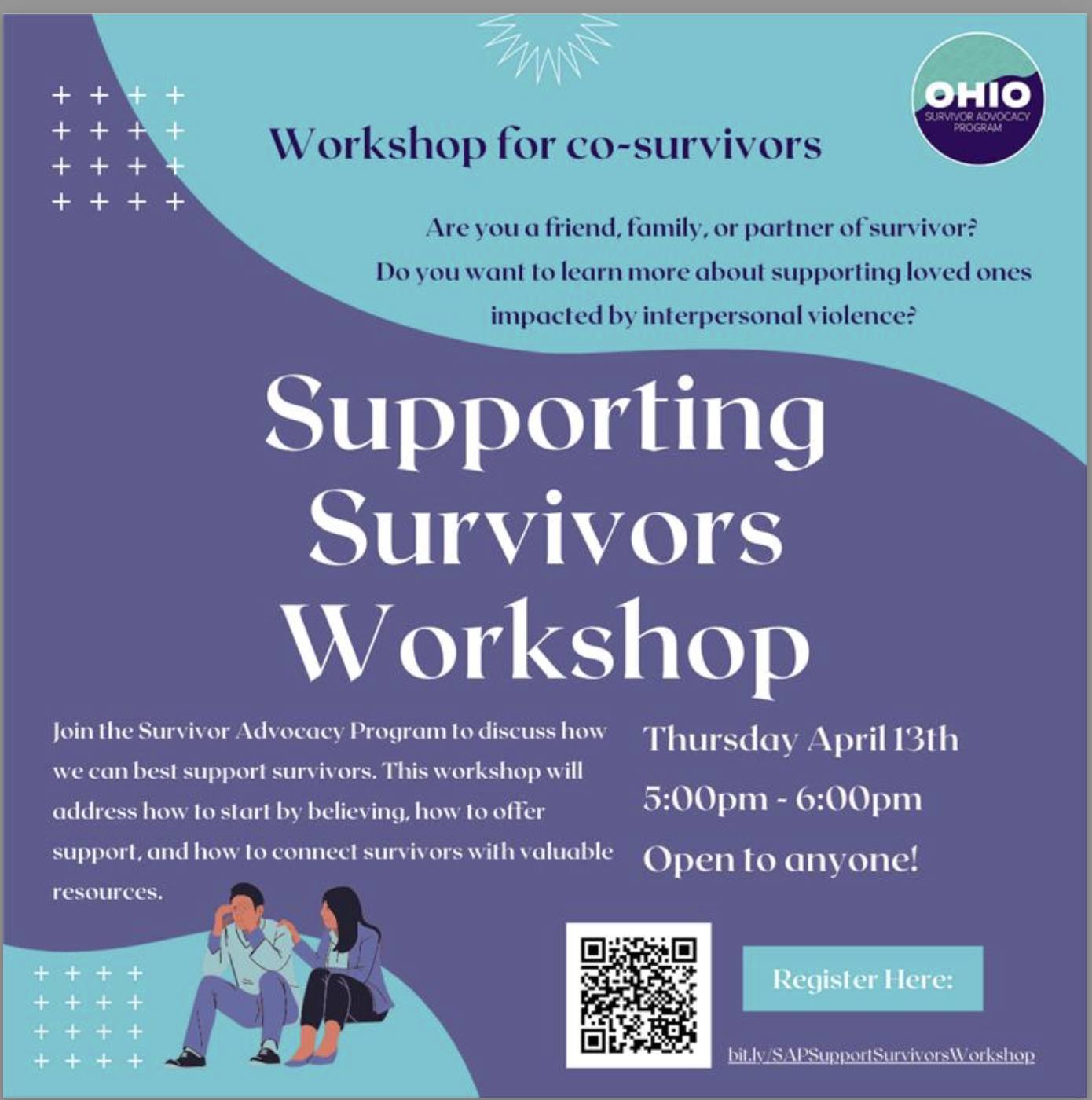 Supporting Survivors Workshop Flyer