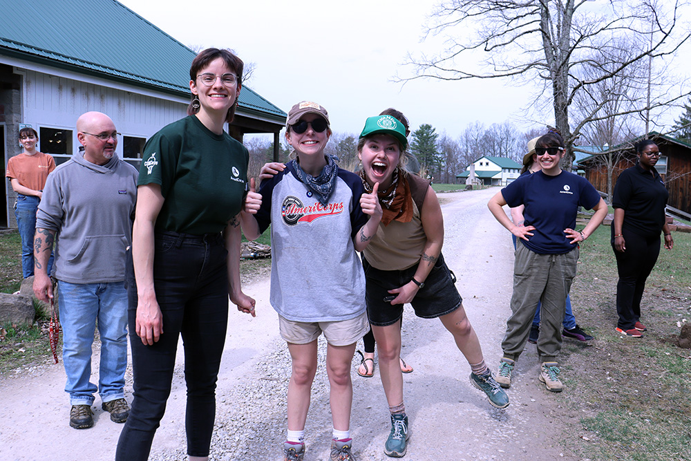 Rural Action AmeriCorps members pose for a photo.