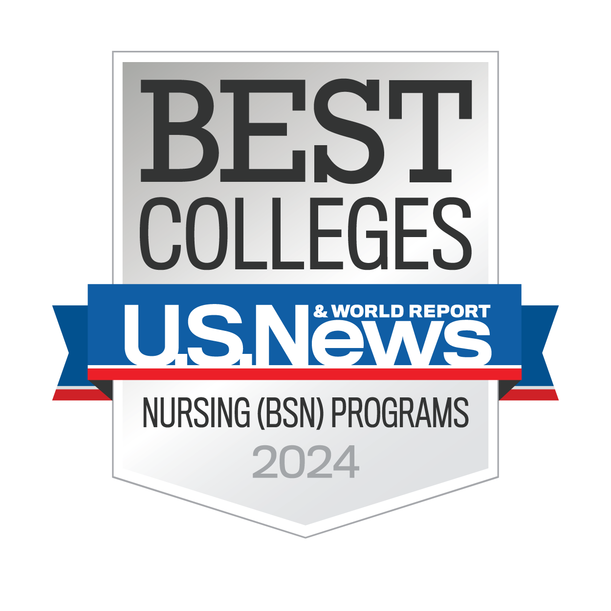 Badge for Best Colleges by U.S. News Nursing (BSN) Programs for 2024