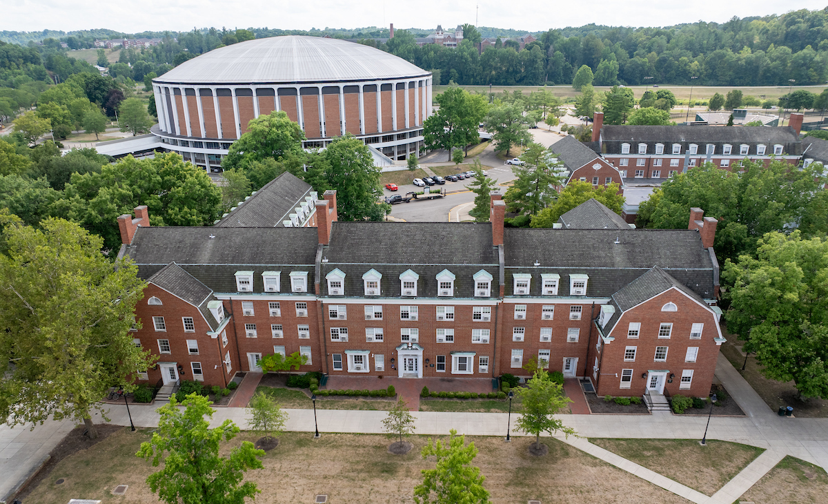 Photo of James Hall, located on West Green