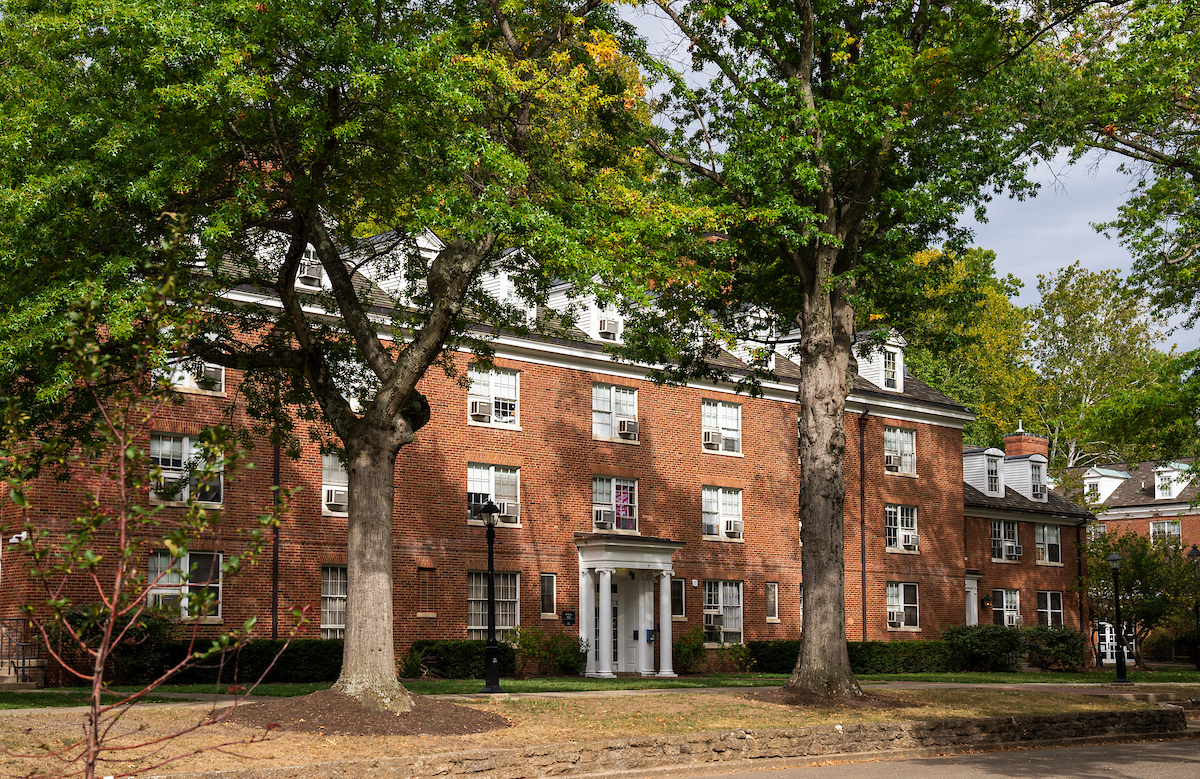 Photo of Perkins Hall, located on East Green