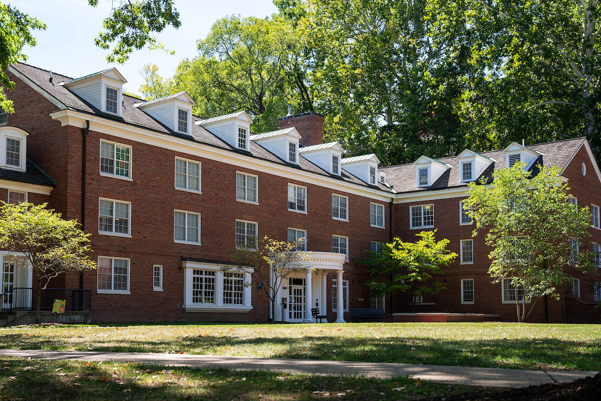 Biddle Hall located on East Green at Ohio University