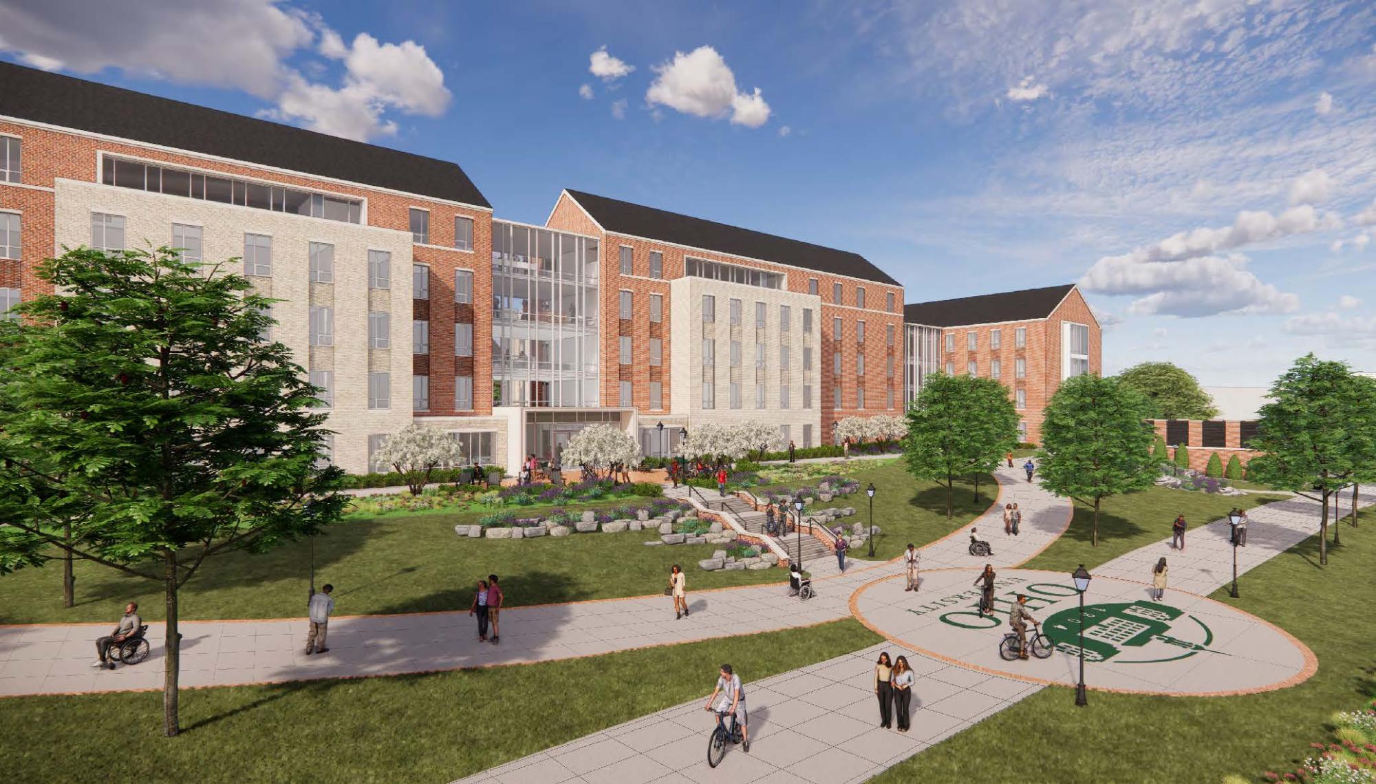 Rendering of McDavis Hall