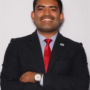 Aayush Sinha, Student Office Assistant in Finance & Administration