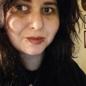 Photo of woman with dark hair