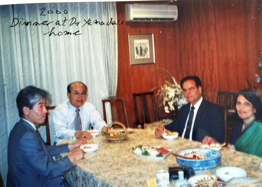 Koshal R_Dinner at Yamada's house