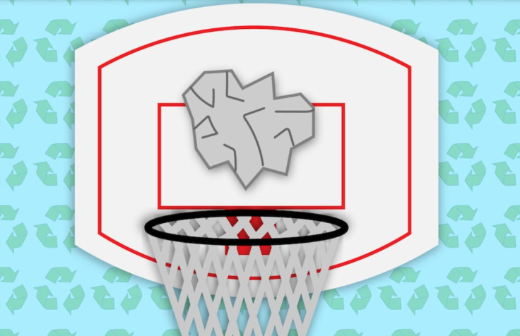 picture of hoop with recycling