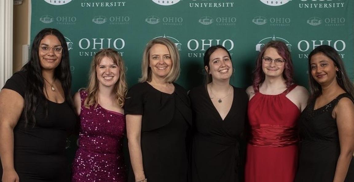 Boyd Scholars and Advisory members at an OHIO event