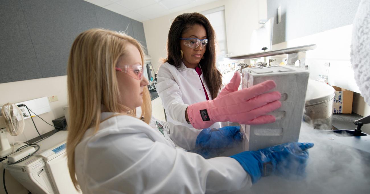 Ohio University Medical Researchers in Laboratory