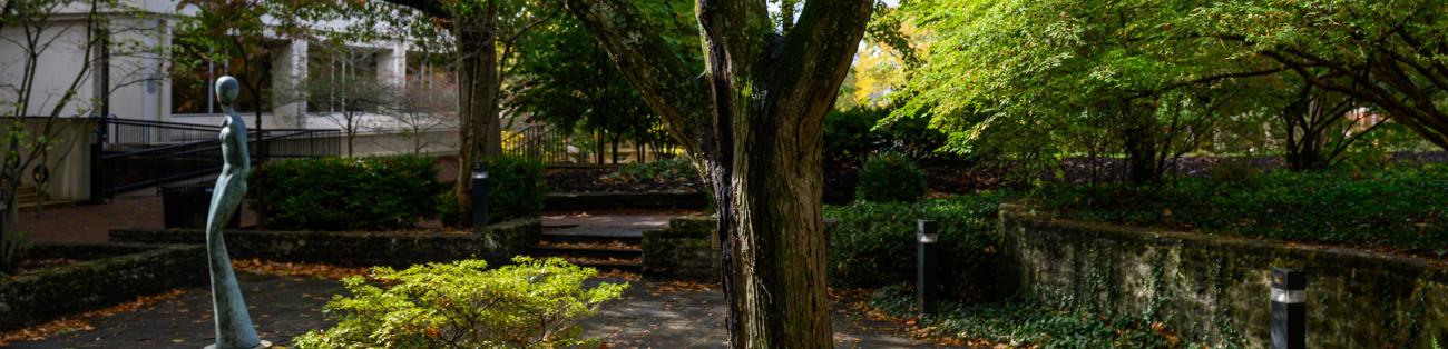 Wolfe Garden on Ohio University's Campus