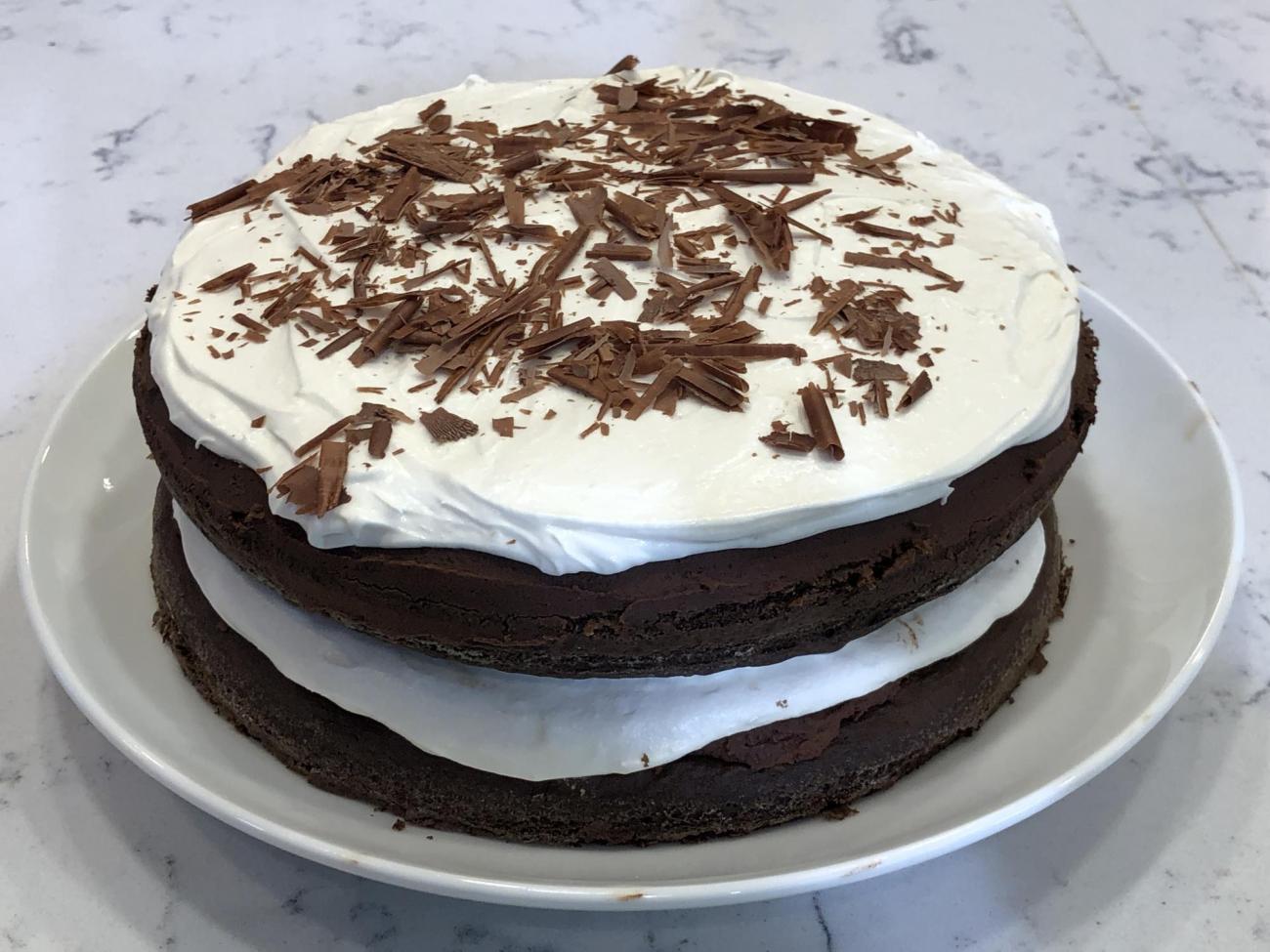 A HoHo Cake on a plate