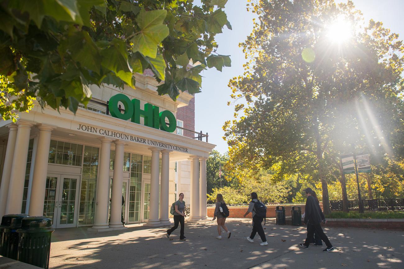 entrance for Baker University Center