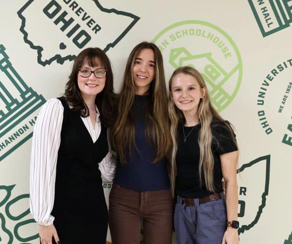 Pictured L to R Amelia Woolard, Jessica Schwartz, and Emma King