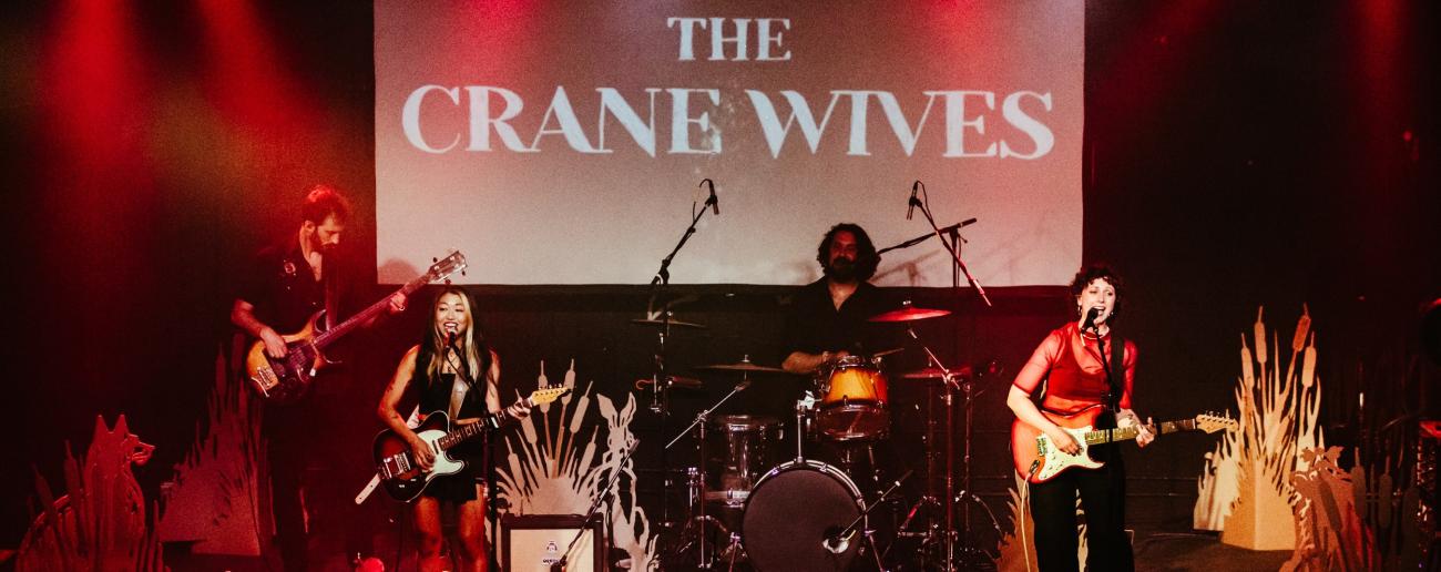 The Crane Wives performing on stage