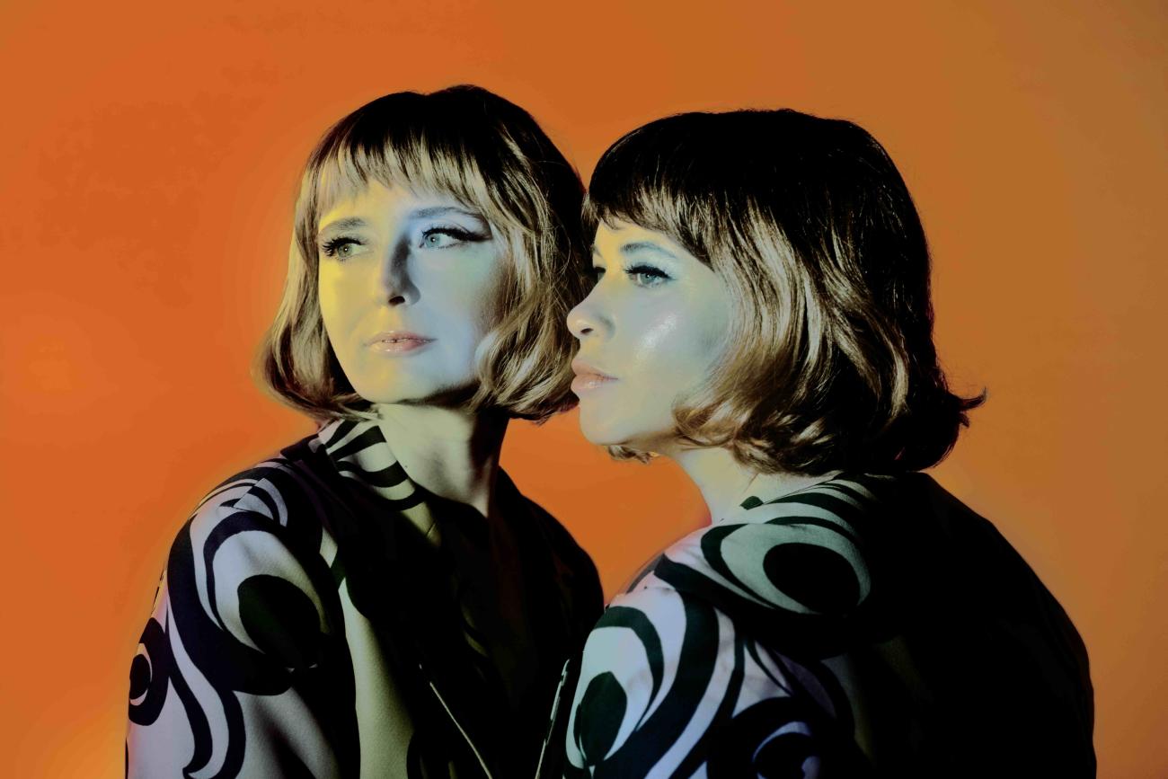 Headshot of the two member of Lucius the band