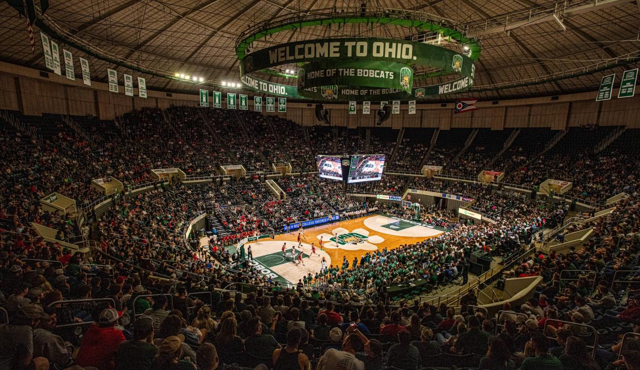 convo arena during the OHIO vs Miami basketball game