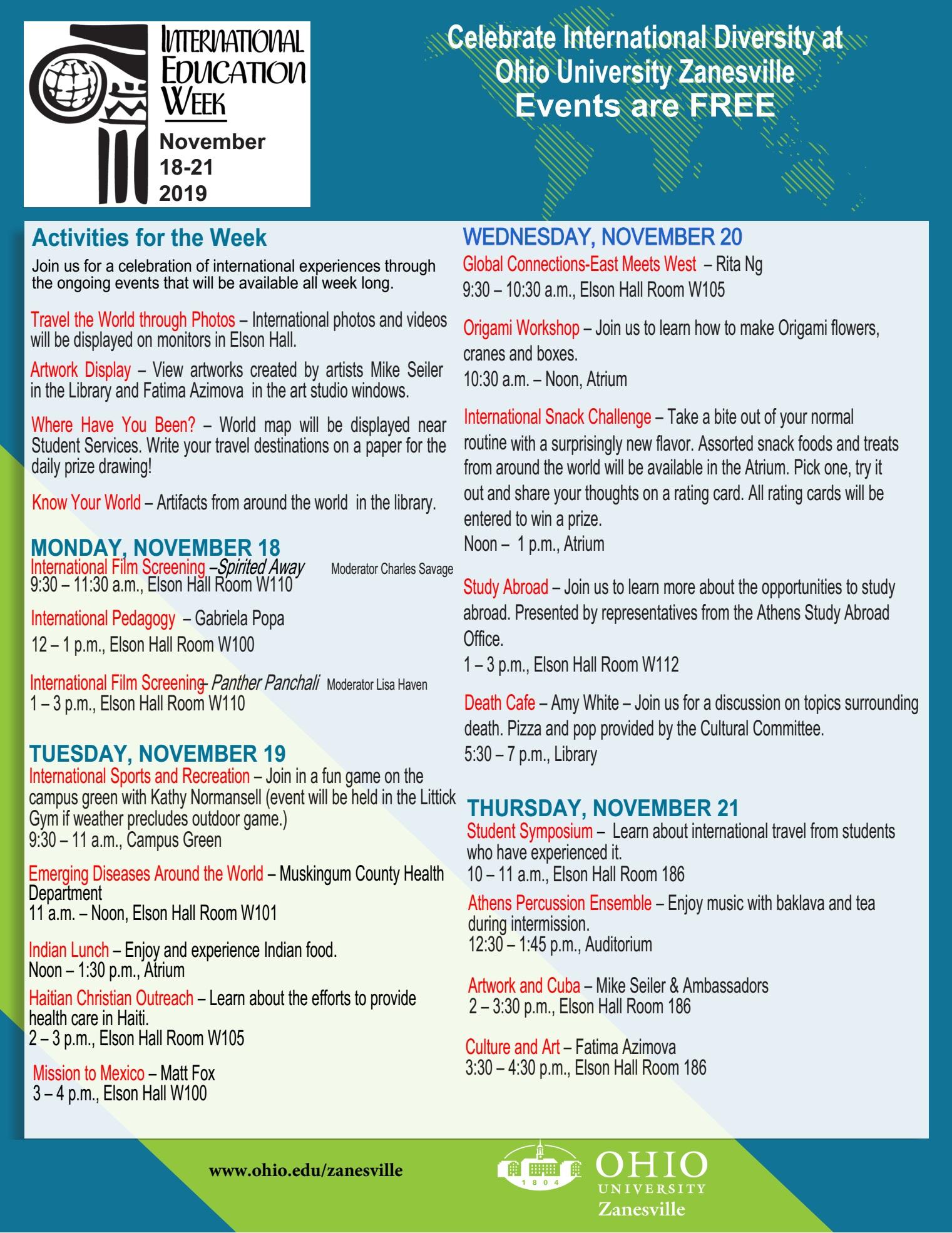 IEW Events at Zanesville