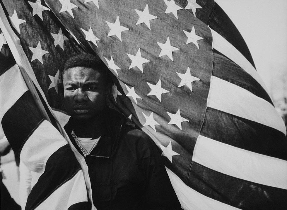 Untitled - Selma to Montgomery March, 1965, James H. Karales, gelatin silver, 11 x 14 in. (27.9 x 35.5cm), 2006.01.17. Gift of the artist.