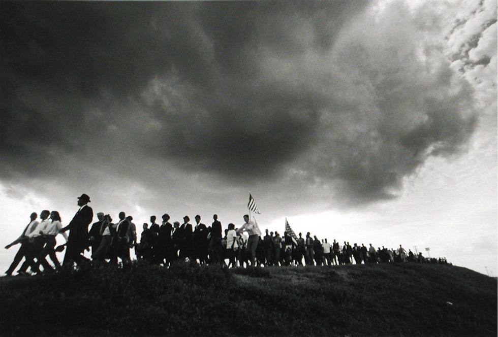 Selma to Montgomery March, 1965, James H. Karales, gelatin silver, 16 x 20 in. (40.6 x 50.8cm), 2006.02.01. Gift of the artist.