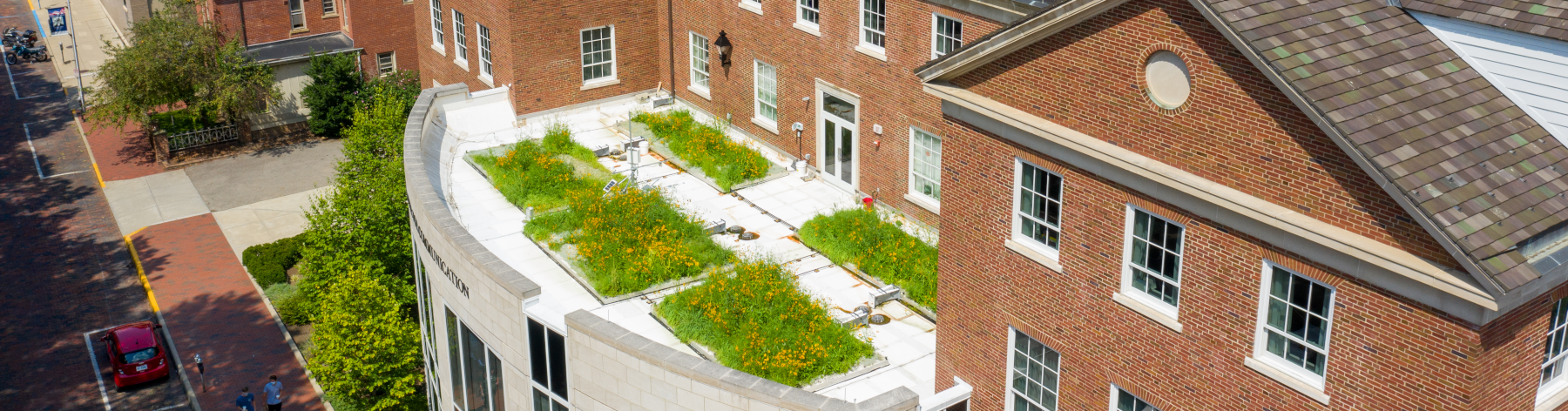 Green Roof Drone Image