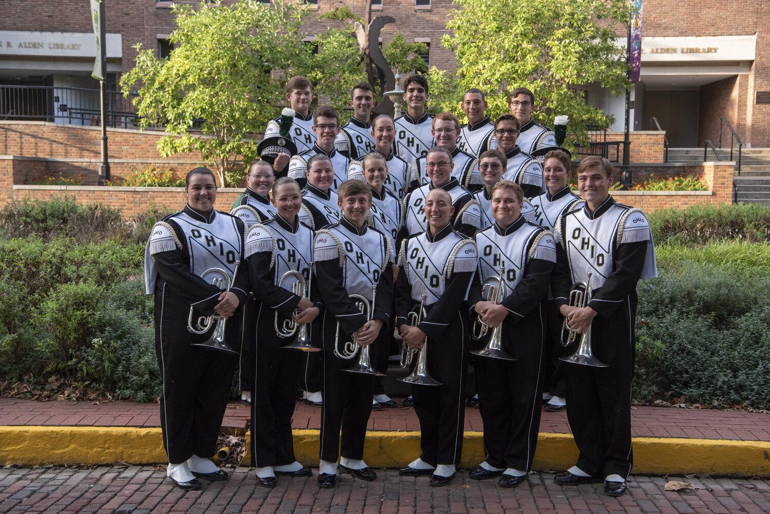 Marching 110 mellophone players