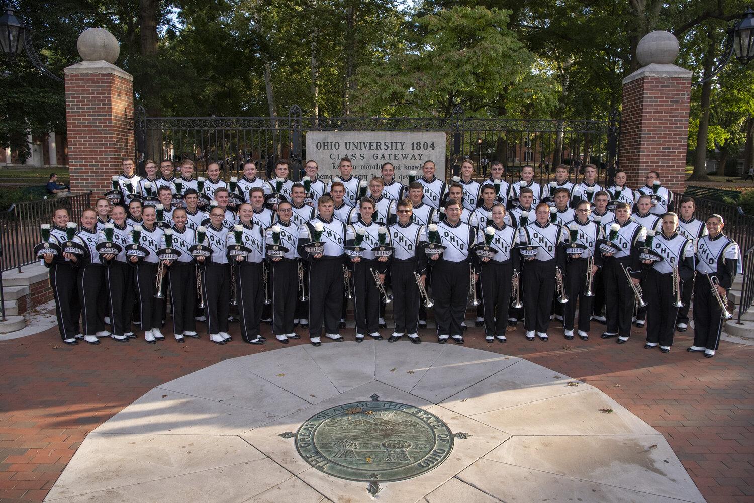 Marching 110 trumpet players