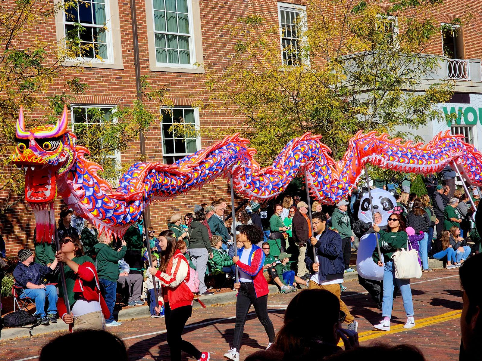 S college street, Athens: from the homecoming parade