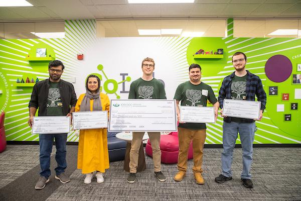 Winners from the 2024 Papay Snyder Medical Impact Prize. 2025 is the first year of the Kurtz Business Impact Prize