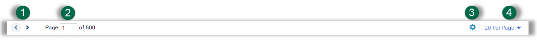 Page forward and page back