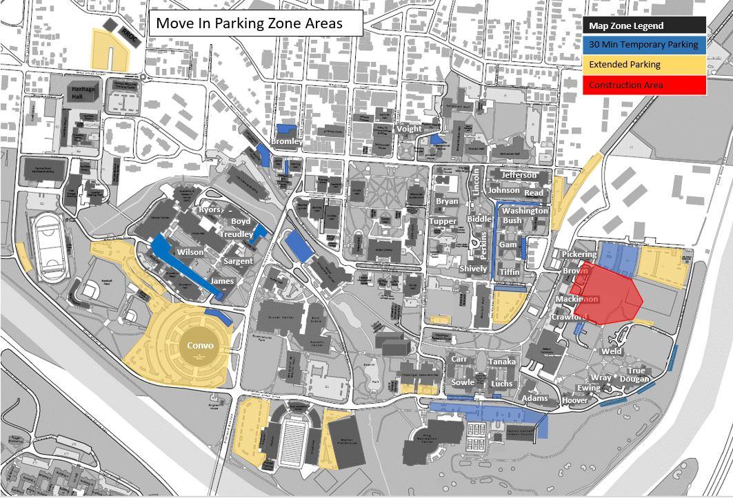 Move In Parking Map