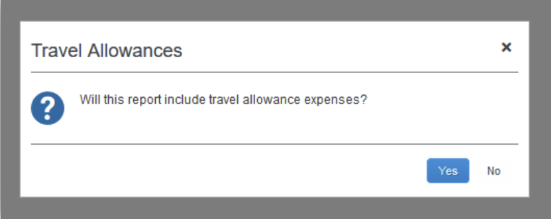 travel allowances - current