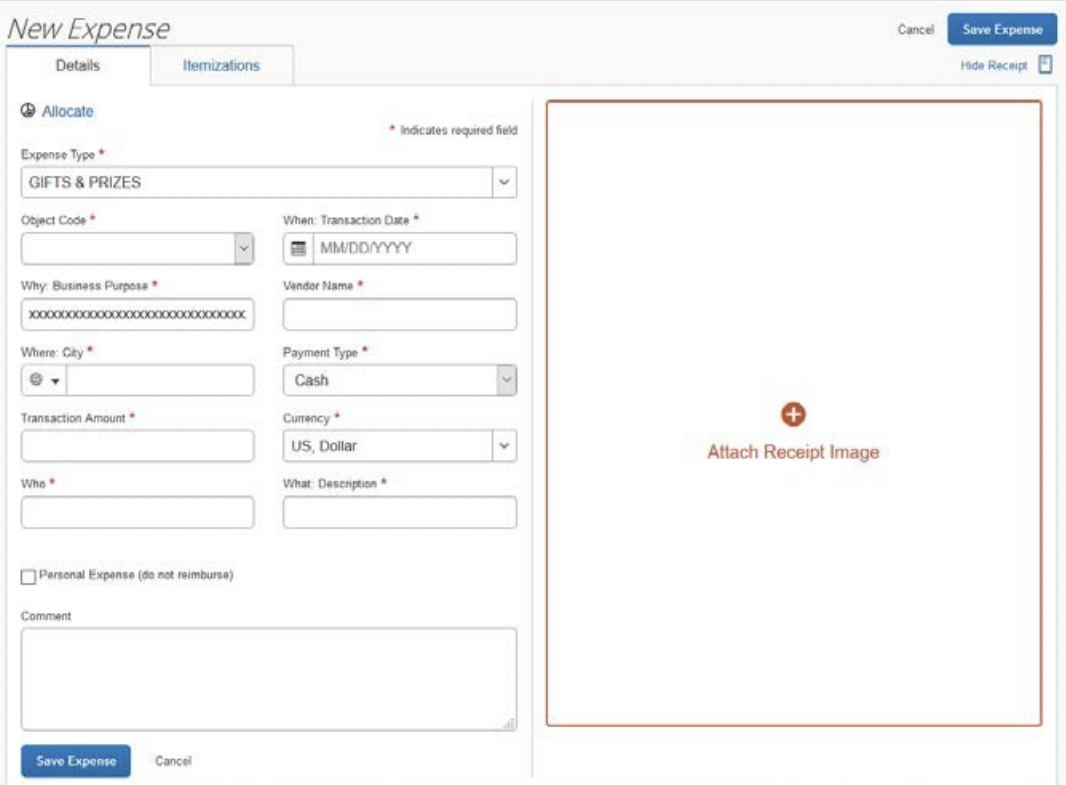 attach receipt image