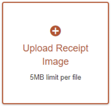 Upload Receipt Image link.