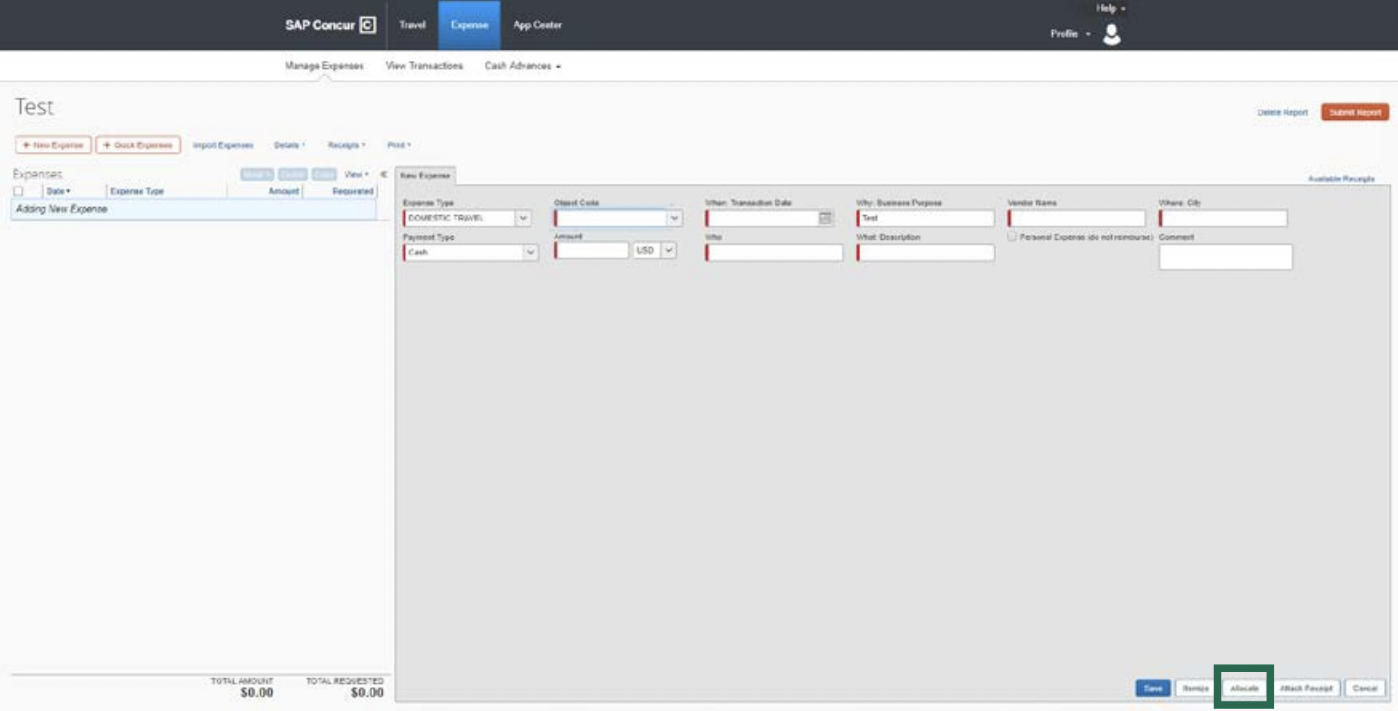 expense - old version