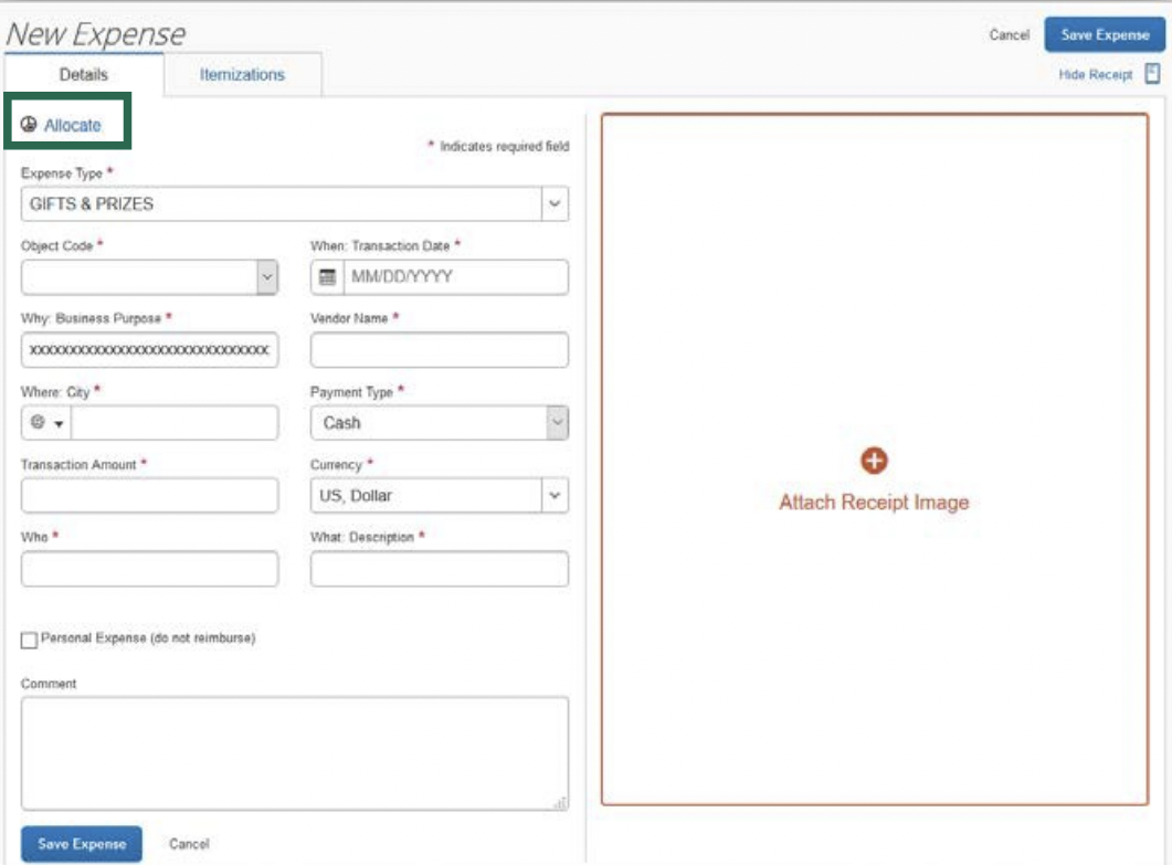 Expense - new version