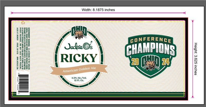 Jackie O's MAC Championship Cans Design