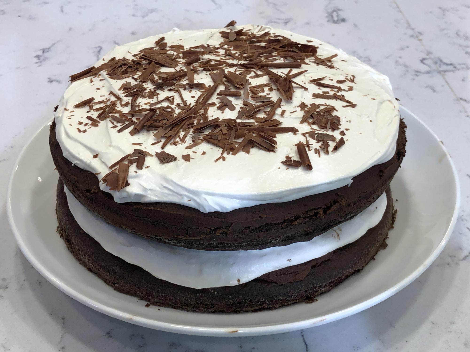 A HoHo Cake on a plate