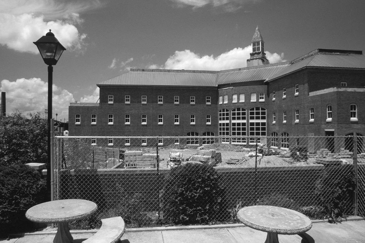 Construction of Ohio University Southern Riffe Center, Ironton, Ohio, June 1995